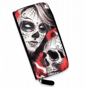 Liquor Brand Eternal Bliss Wallet sugar skull